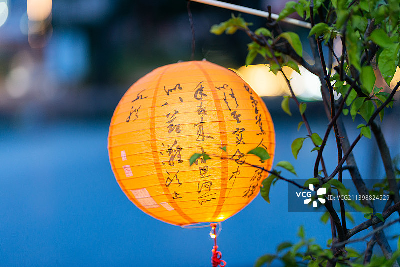 中秋节纸灯笼图片素材