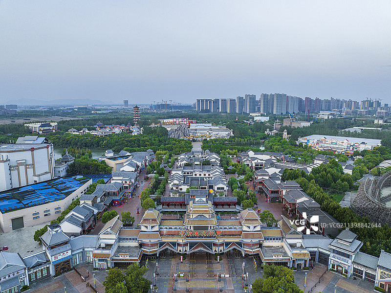 方特东方神话游乐场全景图片素材