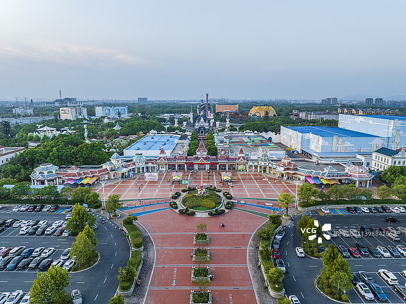 方特梦幻王国游乐场全景图片素材