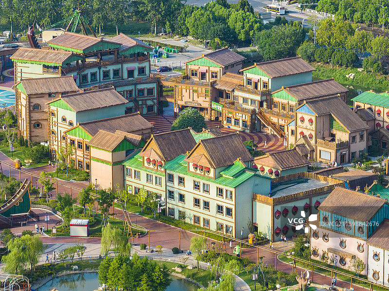 松鼠小镇三只松鼠游乐园摩天轮图片素材