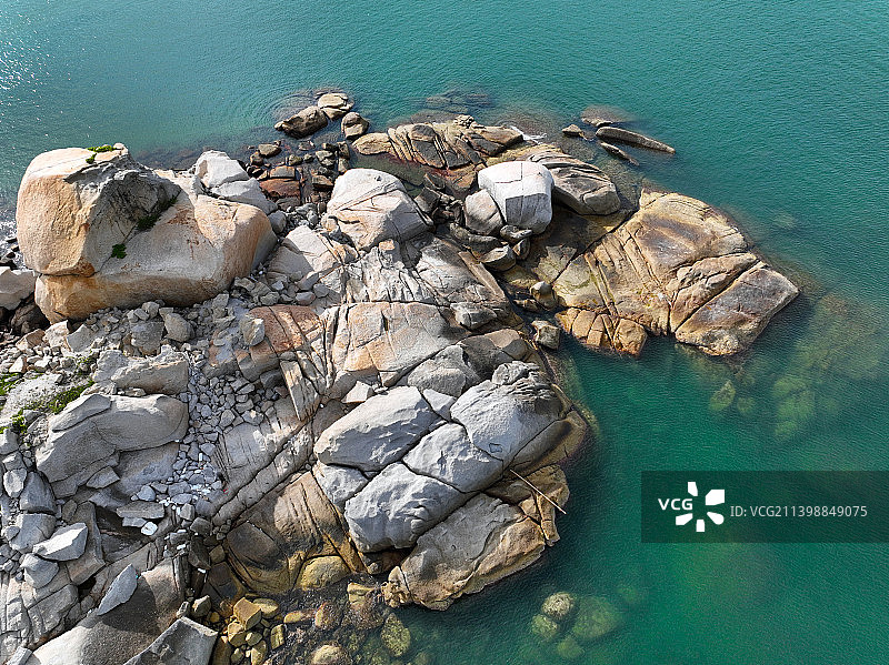 广东省汕尾市城区红海湾遮浪南海观世音旅游景区田寮妈祖风景区航拍图片素材