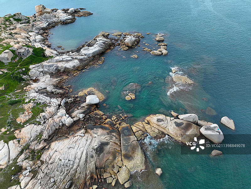 广东省汕尾市城区红海湾遮浪南海观世音旅游景区田寮妈祖风景区航拍图片素材