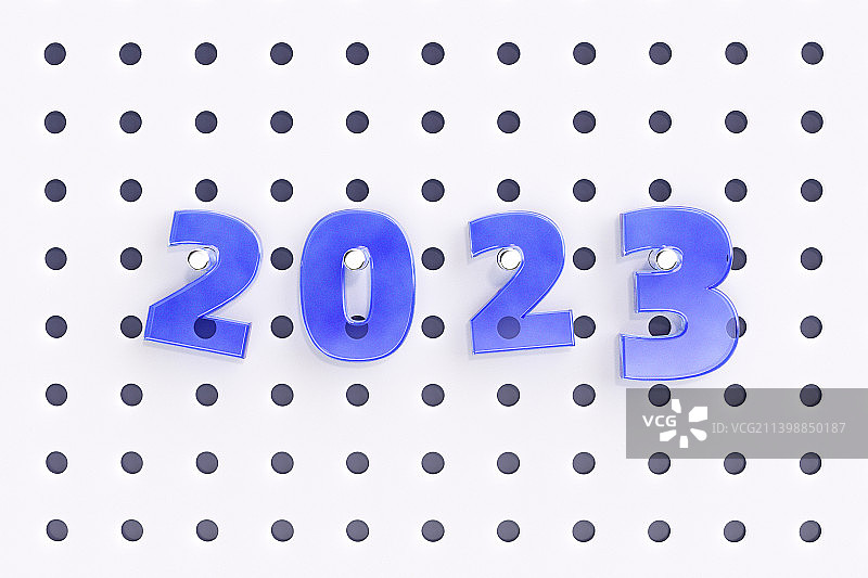 3D渲染2023年概念插图图片素材