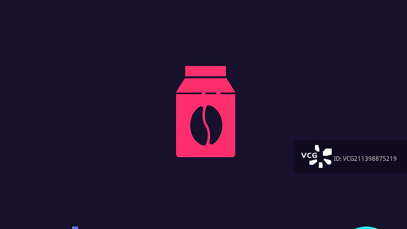 位置设定：咖啡豆、手动研磨机和袋子图片素材