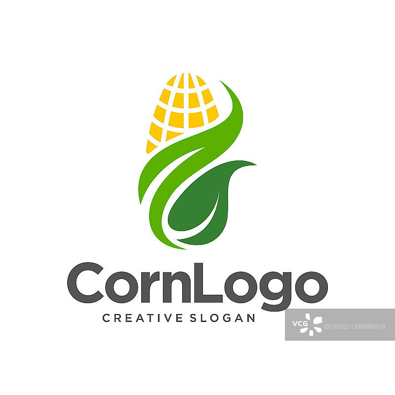 玉米种植Logo设计图片素材