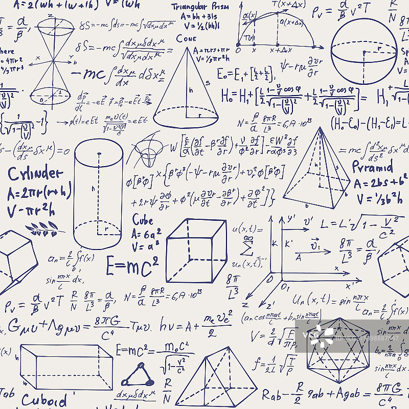 手写文字无缝图案图片素材