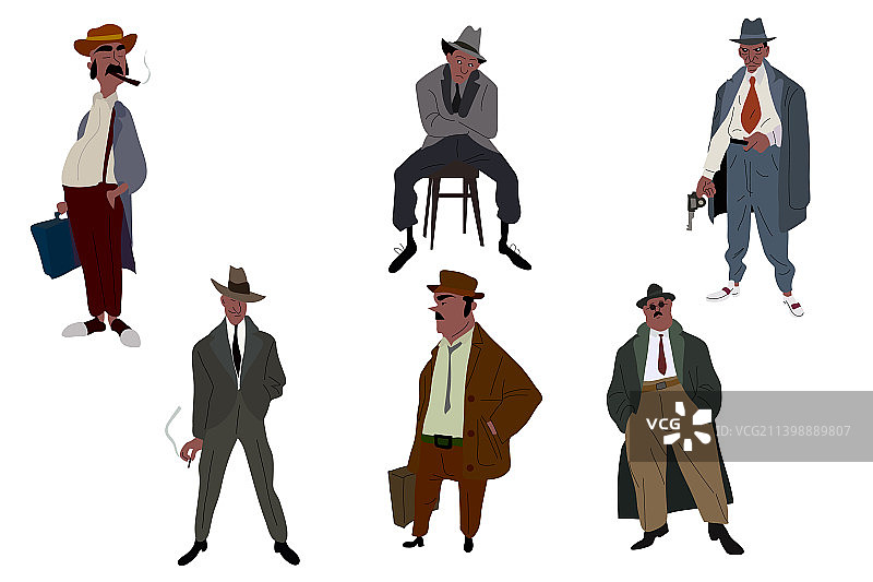 黑手党角色合集图片素材