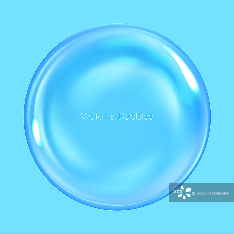 透明水滴、气泡纹理矢量图图片素材