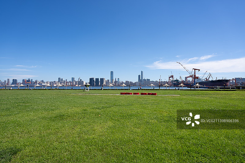 大连钻石湾公园风光图片素材