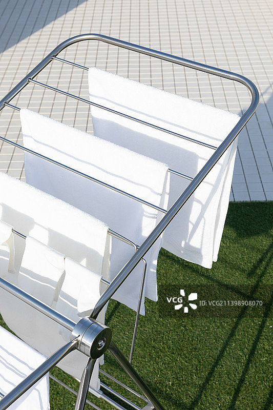 室外晾晒衣服图片素材