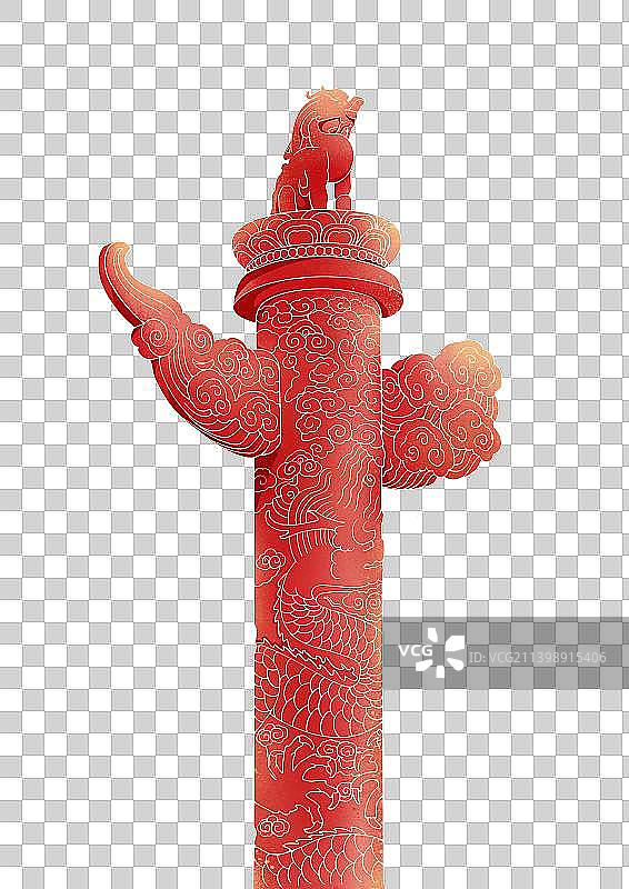 国庆华表图片素材