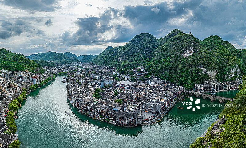 贵州省黔东南苗族侗族自治州镇远县镇远古镇图片素材