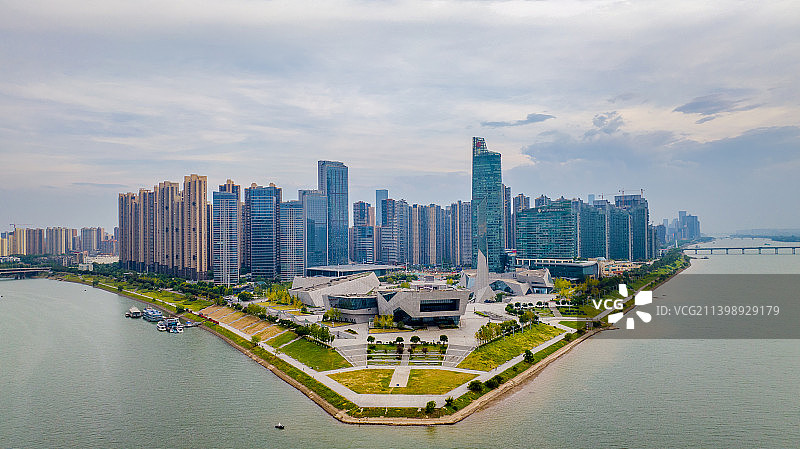 湖南长沙开福区北辰三角洲文化广场图片素材