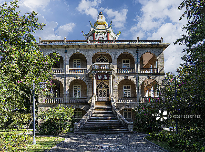 信阳鸡公山建筑之颐庐图片素材
