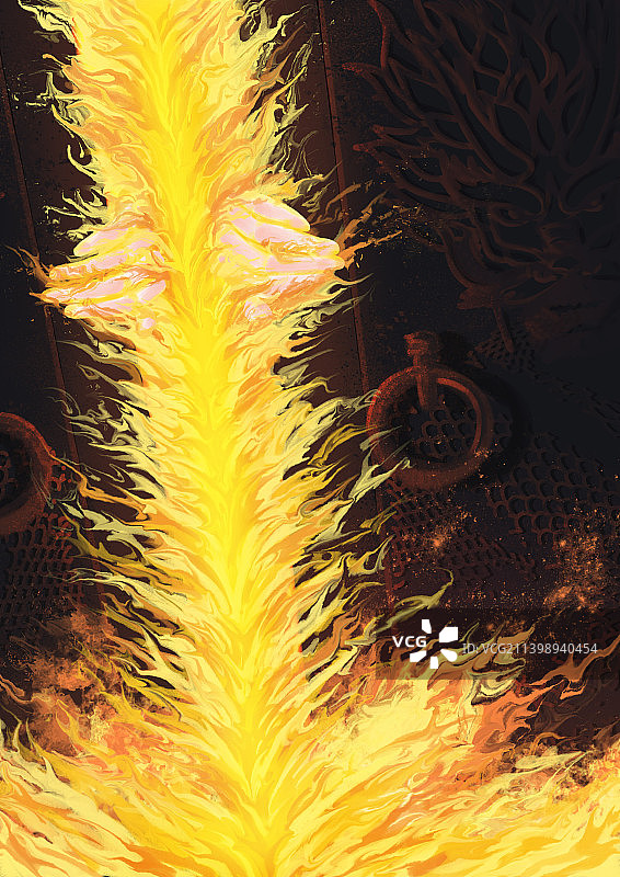 烈焰之门图片素材