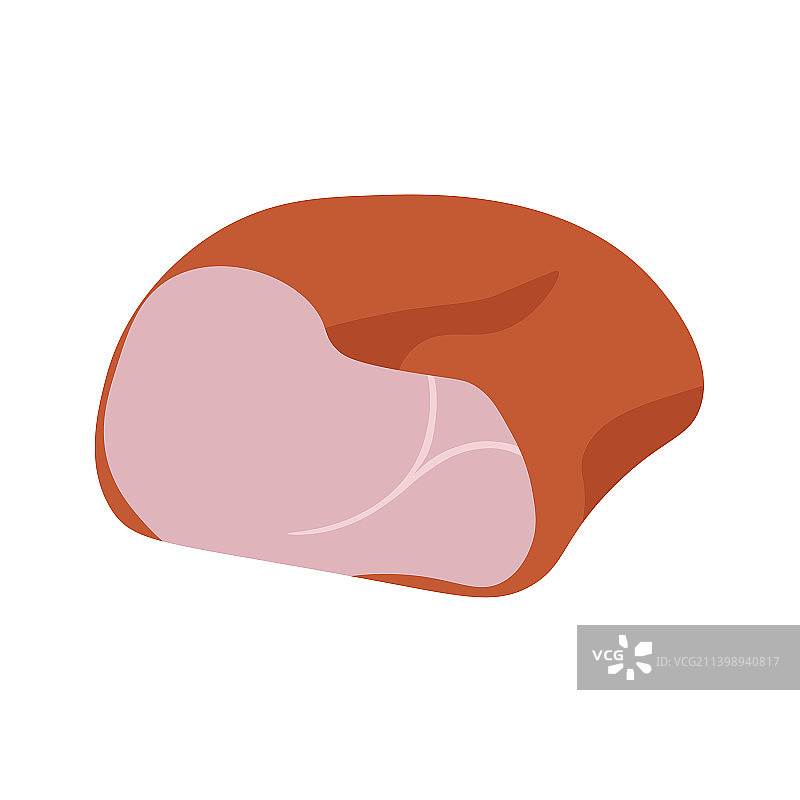火腿或煮猪肉菜肴图片素材