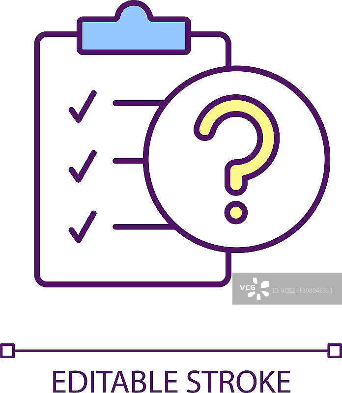 问号RGB颜色图标图片素材