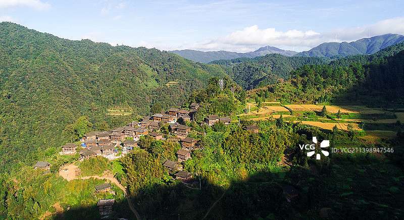 苗寨台江南宫养开苗寨的金秋图片素材