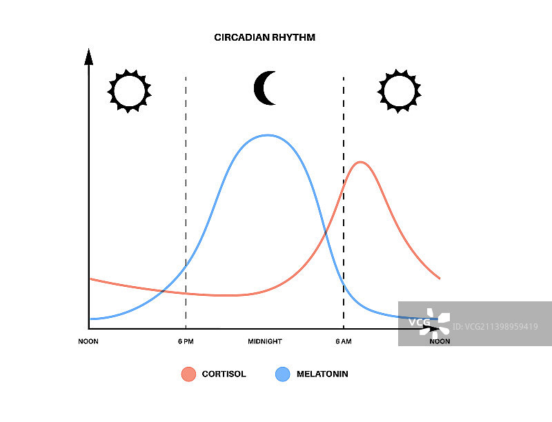 睡眠觉醒周期图片素材