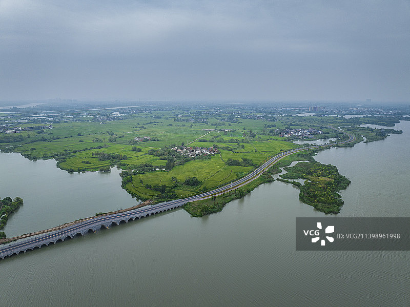 安徽芜湖许镇奎湖风光图片素材