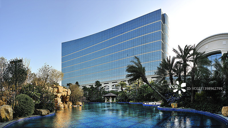 现代的高端酒店图片素材