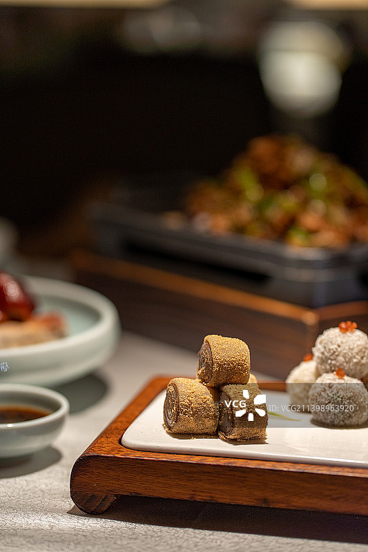 北京特色美食 宫廷四点图片素材
