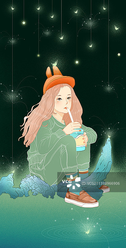 女孩图片素材