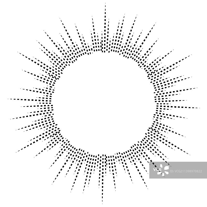 光芒四射抽象均衡器边框图片素材