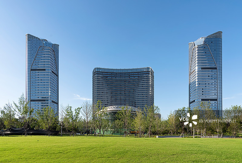 陕西省西安市灞桥区奥体中心图片素材