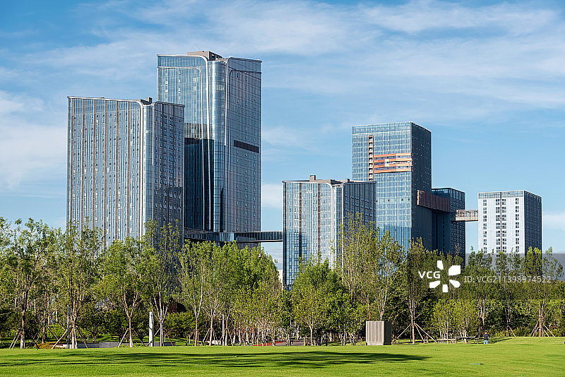 陕西省西安市灞桥区奥体中心图片素材