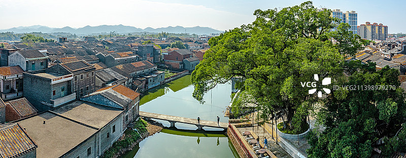 中国广东省肇庆市高要区八卦村图片素材