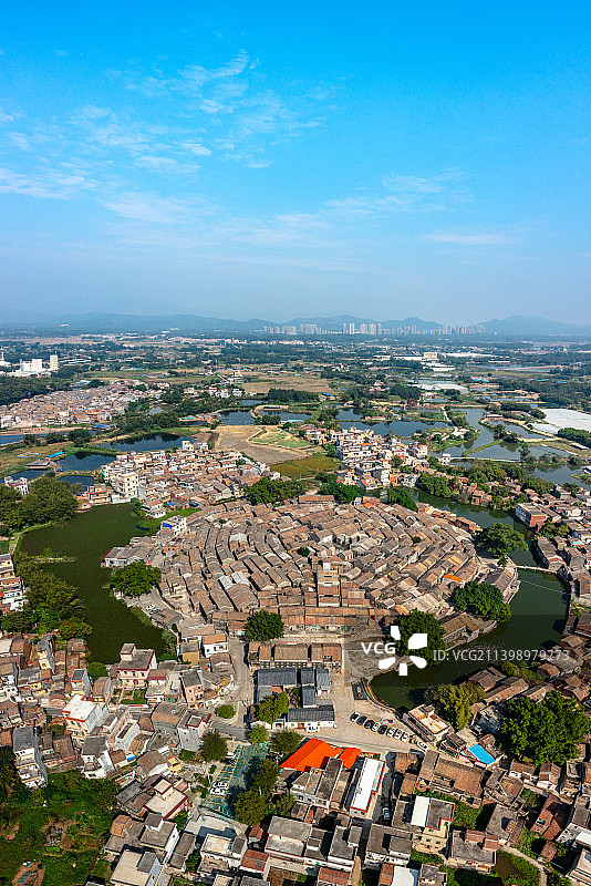 中国广东省肇庆市高要区八卦村图片素材