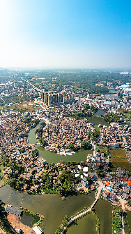 中国广东省肇庆市高要区八卦村图片素材