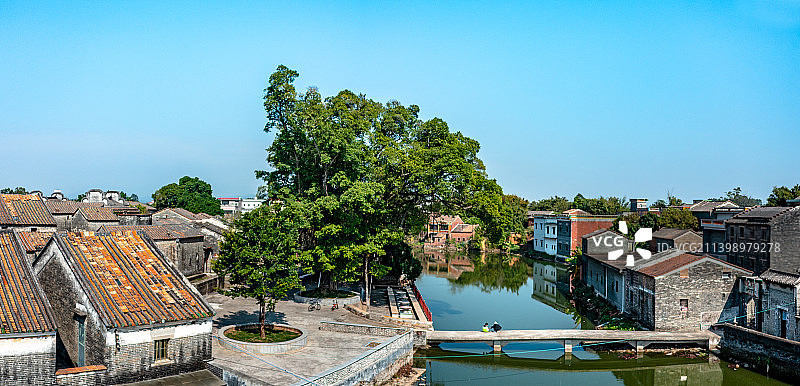 中国广东省肇庆市高要区八卦村图片素材