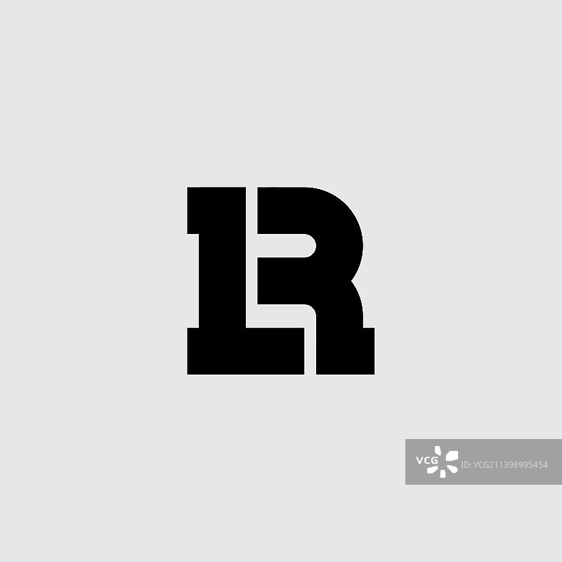 l和r首字母logo标志设计图片素材