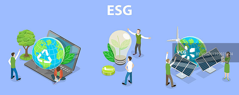 三维等距平面概念图片素材