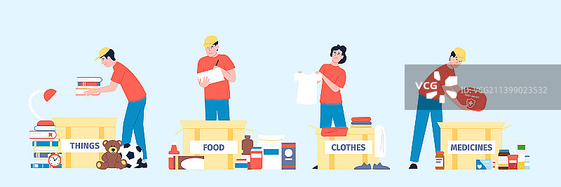 人们投入捐款的捐款箱图片素材