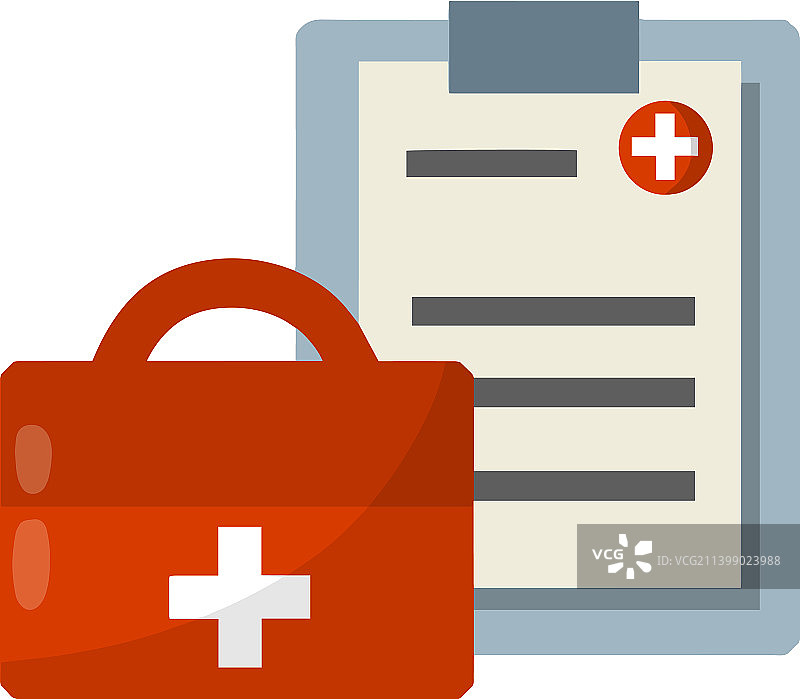 纸质医疗文件图片素材