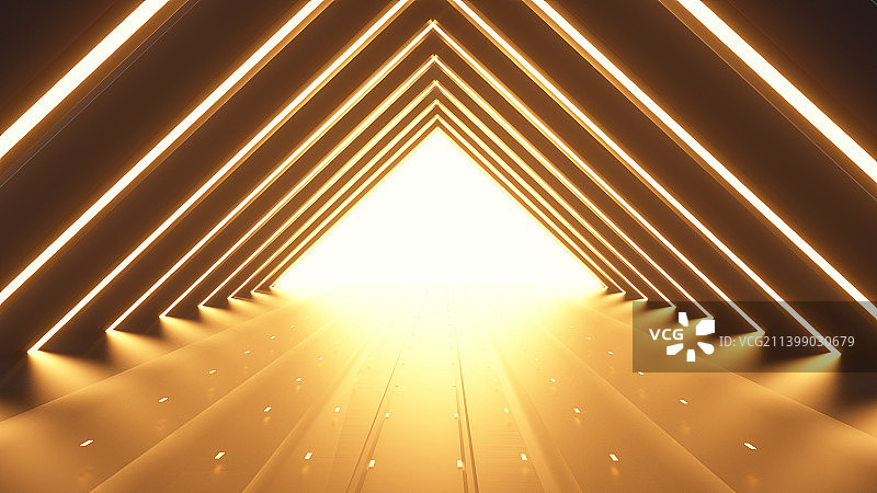 金色科技光感场景图片素材