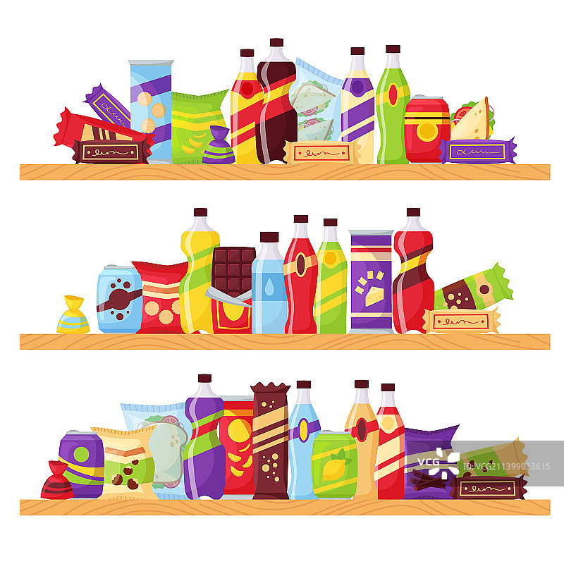 快餐和小吃饮品产品合集图片素材