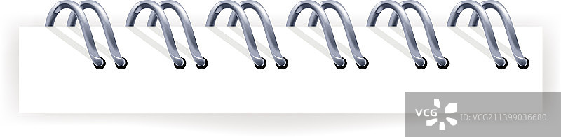 金属线圈笔记本图片素材