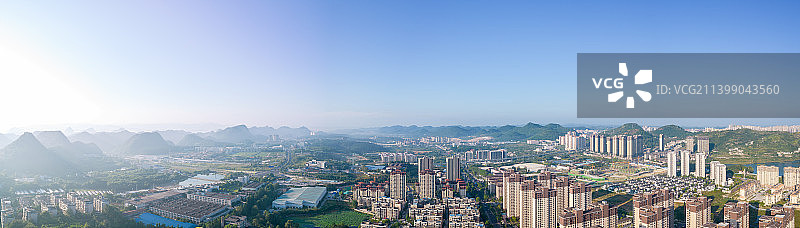 贵阳市花溪区全景图片素材
