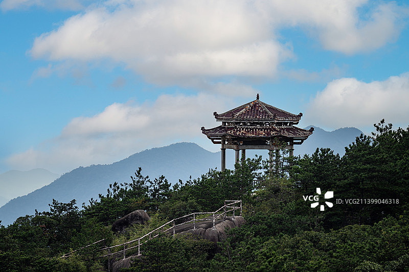 亭子 德化 九仙山图片素材