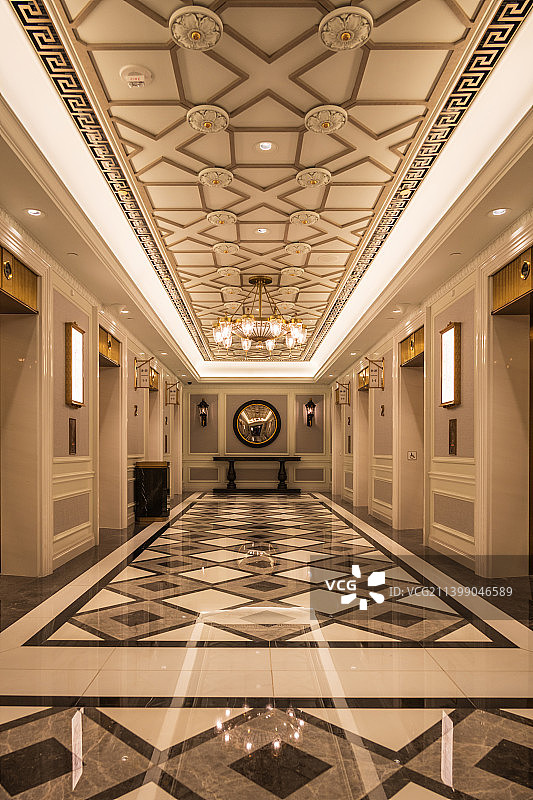 豪华酒店室内空间图片素材