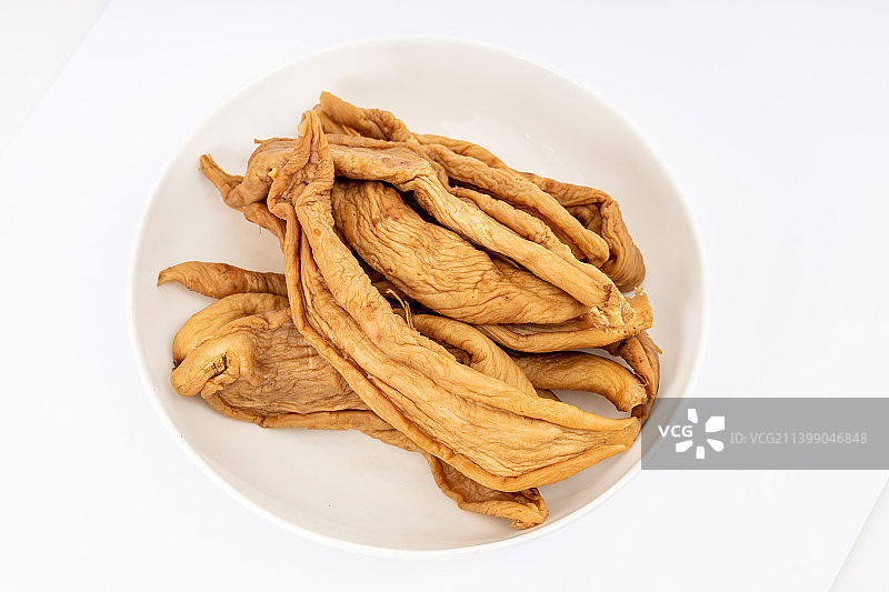 一碟萝卜干菜脯图片素材