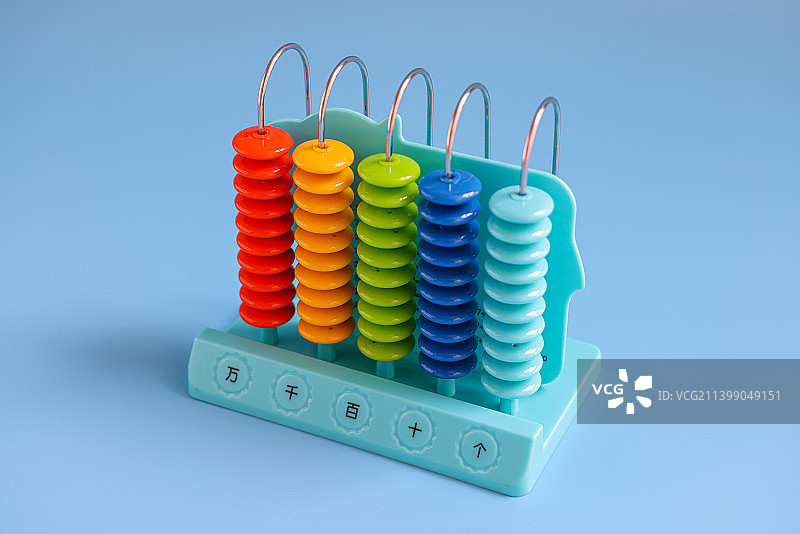 数学教具：算盘计数器图片素材