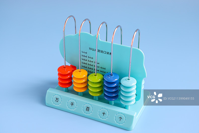 数学教具：算盘计数器图片素材