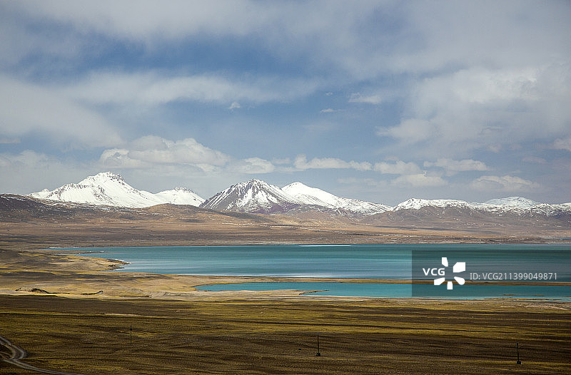 G219阿里狮泉河镇到日土县沿途风光图片素材