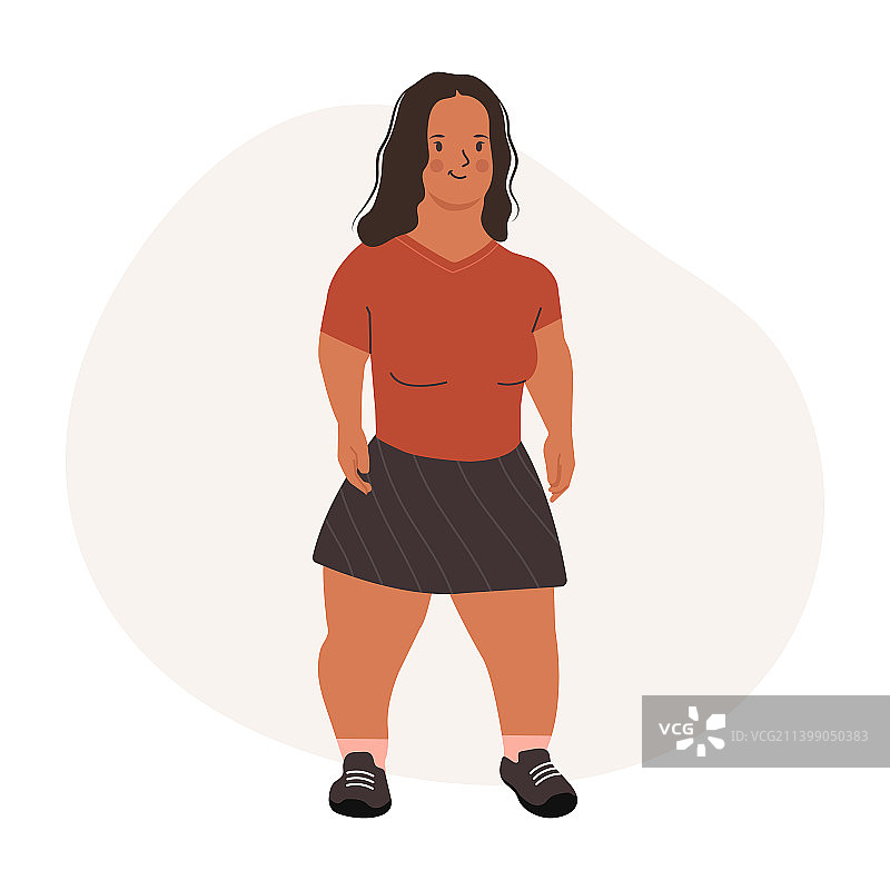 身材矮小的女人图片素材