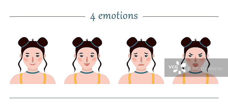 女孩肖像合集图片素材